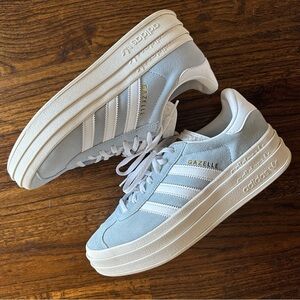 Adidas Gazelle Bold- Clear Sky, Size 9.5